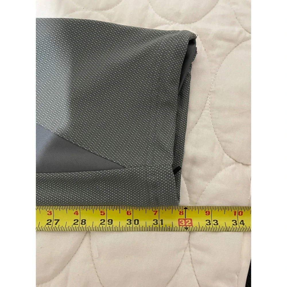Jordan Mens Dri-FIT Grey Athletic Pants Mesh Panel Ankle Zip Joggers Size Medium
